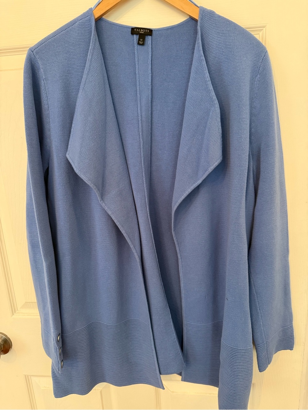 NWOT TALBOTS WOMENS SKY BLUE OPEN FRONT CAPE
PLUS SIZE WOMENS 1X 🩵
